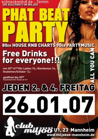 Phatbeat Party Werbeplakat