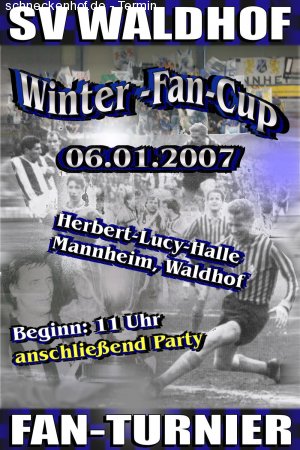 SV Waldhof Fanturnier Werbeplakat