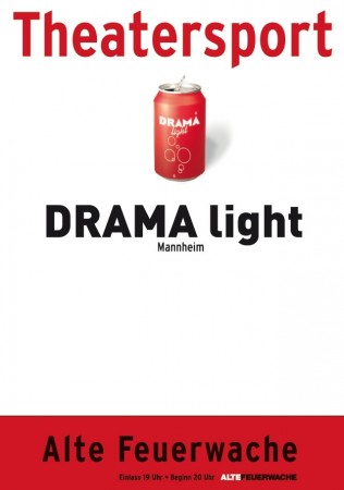 Drama Light Werbeplakat