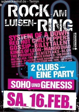 Rock am Luisenring – Double Werbeplakat