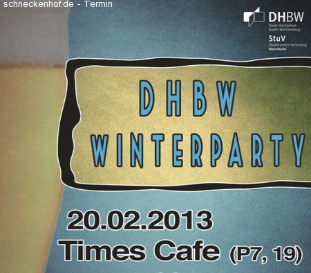 StuV-DHBW-Winterparty Werbeplakat