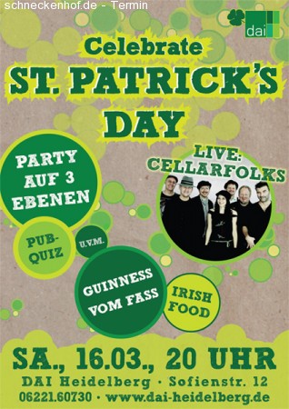 St. Patrick's Day Party Werbeplakat