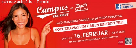 Campus Red Night Werbeplakat