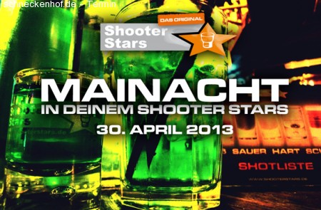 MAINACHT @ Shooter Stars Werbeplakat