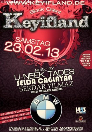 Keyifland @ BMW Mannheim Werbeplakat