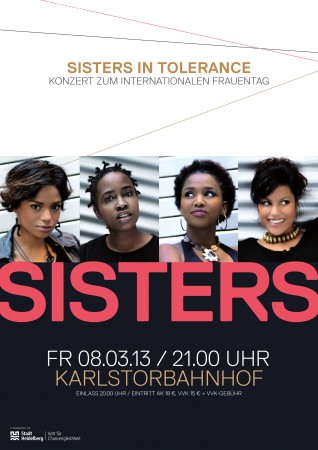 Sisters In Tolerance Werbeplakat