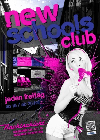 NSC New Schools Club Werbeplakat