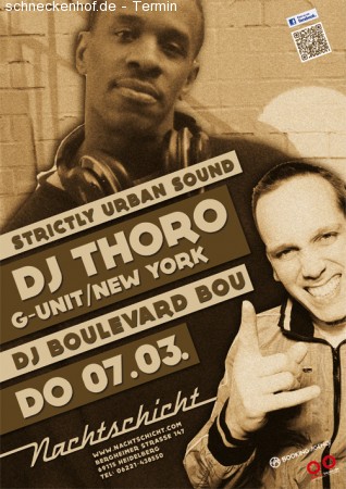 Strictly Urban Sound/DJ Thoro Werbeplakat