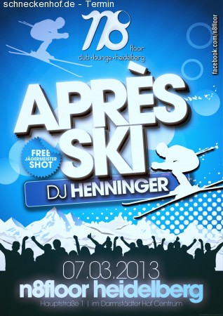 Apres-Ski-Party / DJ Henninger Werbeplakat