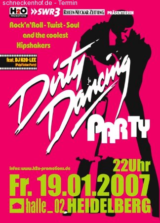 the dirty dancing party Werbeplakat