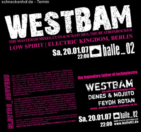 Westbam Werbeplakat