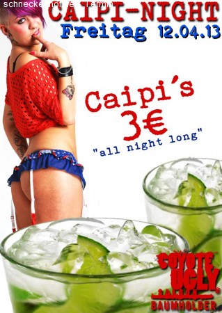 Caipi Nacht Werbeplakat