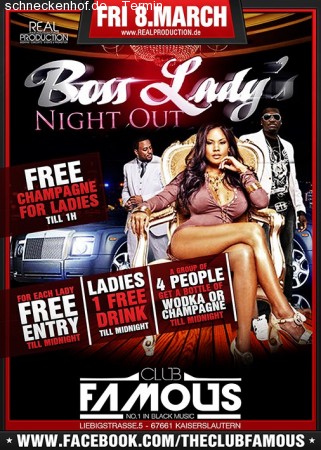 Boss Lady’s Night Out Werbeplakat