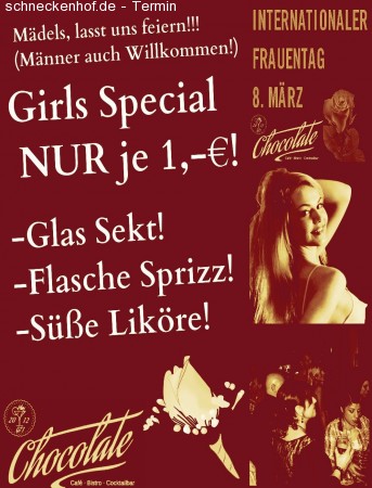 Girls Party (Mens Welcome) Werbeplakat