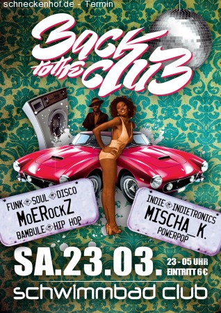 Back to the Club Werbeplakat