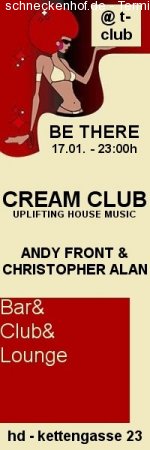 Cream Club Werbeplakat