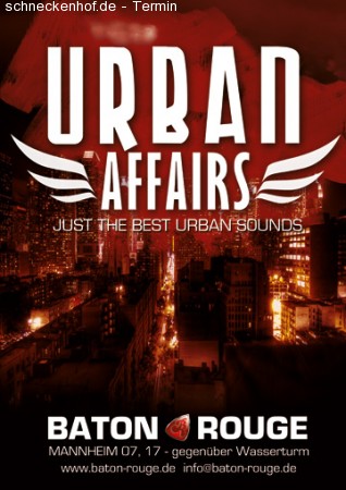 Urban Affairs / Black Friday Werbeplakat