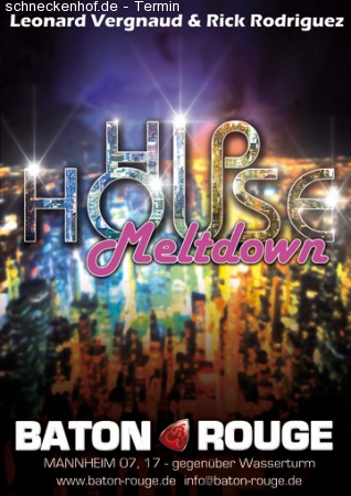 HipHouse Meltdown Werbeplakat