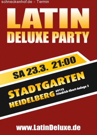 Latin Deluxe Party Werbeplakat