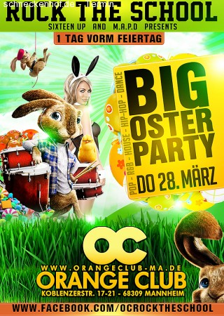 Big Oster Party Werbeplakat