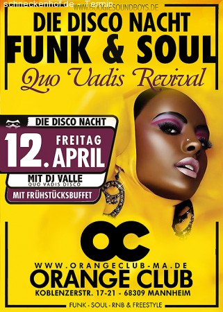 Funk & Soul Quo Vadis Revival Werbeplakat