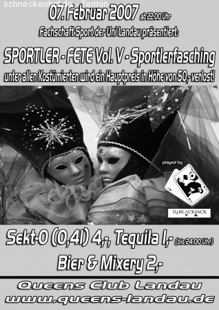 Sportler-Fete Vol. V Werbeplakat