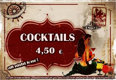 Cocktail Special Werbeplakat