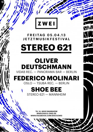 Jetztmusikfestival: Stereo621 Werbeplakat
