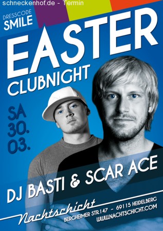 Easter Clubnight Werbeplakat