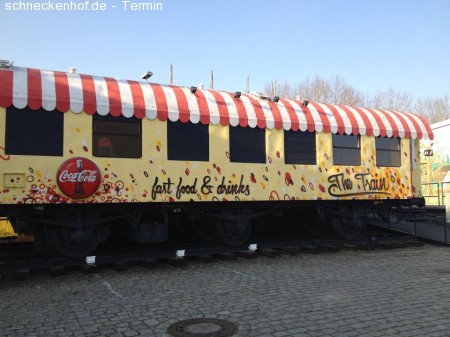 The Train – fast food & drinks Werbeplakat