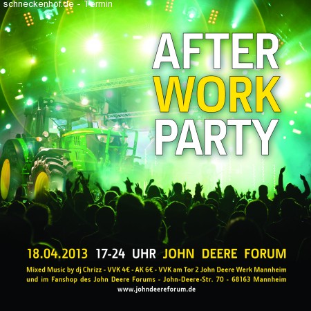 After Work Party Werbeplakat