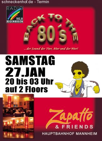 Back to the 80's Werbeplakat