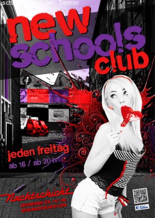NSC New Schools Club Werbeplakat