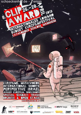 8. ClipAward Kurzfilmfestival Werbeplakat