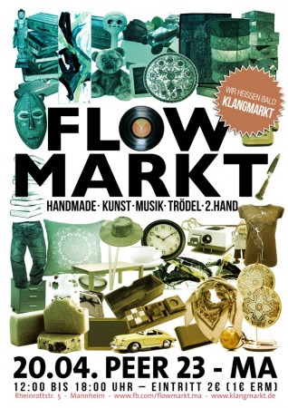 Flowmarkt im Peer 23 Werbeplakat