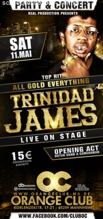 Trinidad James Live On Stage Werbeplakat