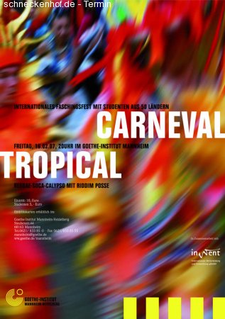 Carneval Tropical Werbeplakat