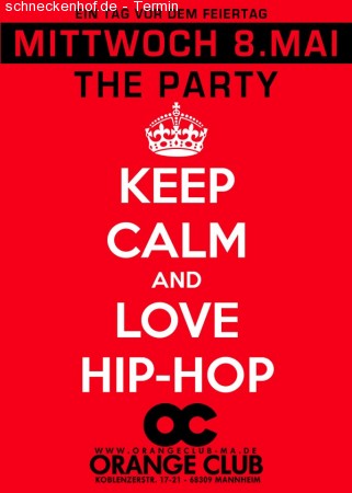 Keep Calm N Love Hip Hop Werbeplakat