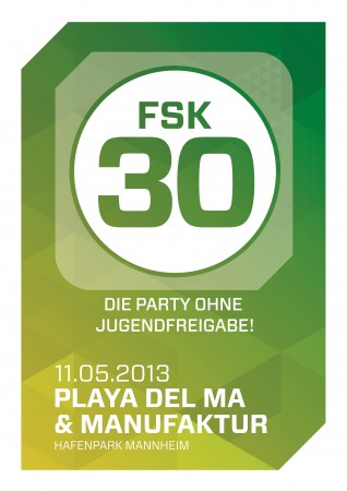 FSK 30 - Keine Jugendfreigabe! Werbeplakat