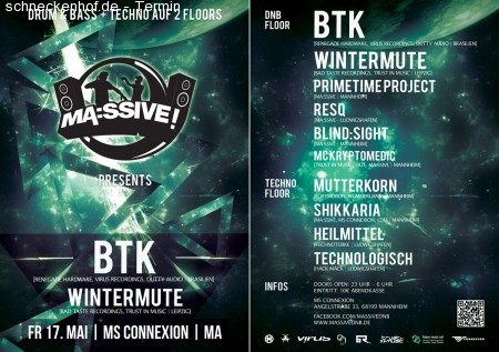Btk & Wintermute Werbeplakat