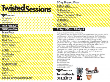 Twisted Session Werbeplakat