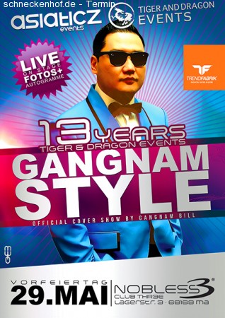 13 Years T&D- Gangnam Style Werbeplakat