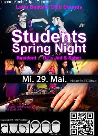 Students Spring Night VOL II Werbeplakat