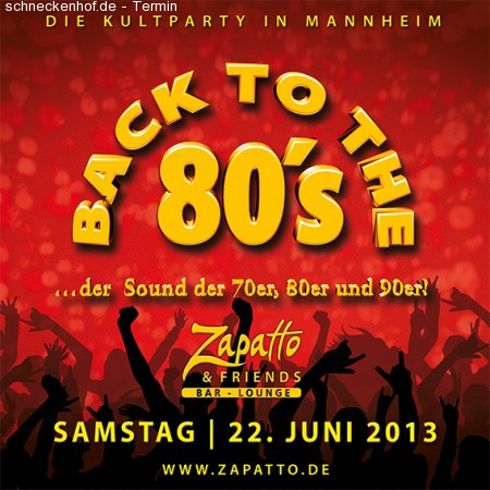Back to the 80´s Werbeplakat