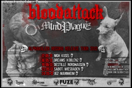 Bloodattack & Mindplague Werbeplakat