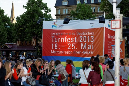Turnfest - Eröffnungsfestzug Werbeplakat