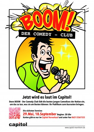 Boom - Der Comedy Club Werbeplakat