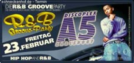 R&B Groove Party Werbeplakat