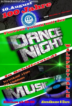 Dance Night-FSV Schifferstadt Werbeplakat