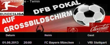 DFB Pokal & Party Werbeplakat